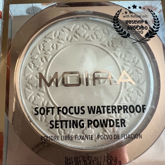 Soft focus waterproof setting powder Moira Brand New - Picture 2 of 7